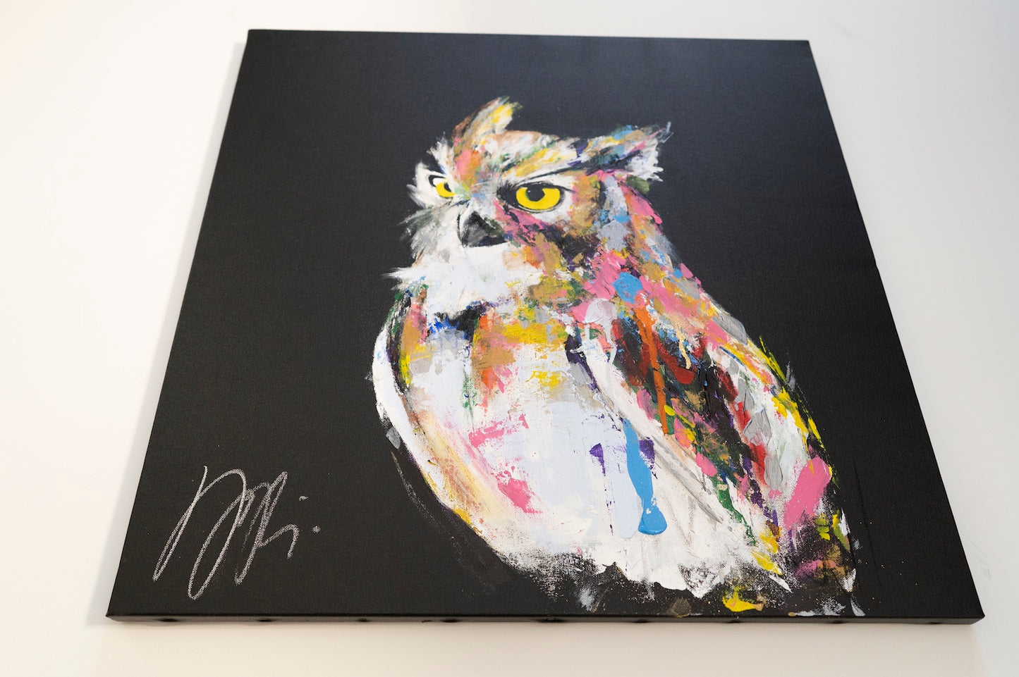 owl contemporary painting
