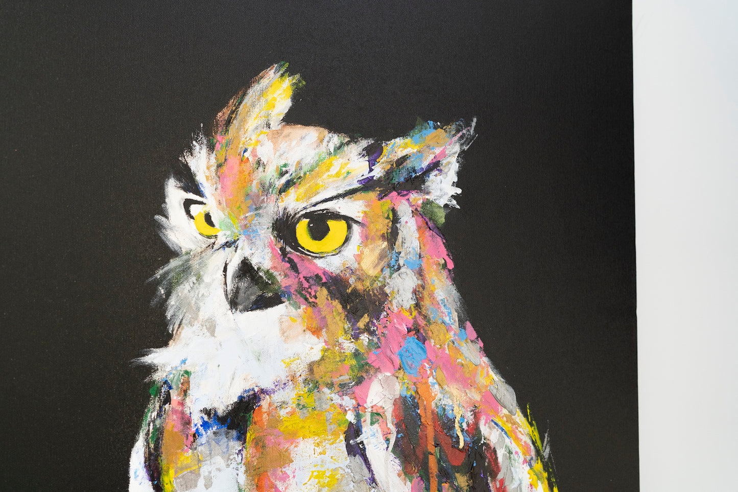 owl contemporary painting