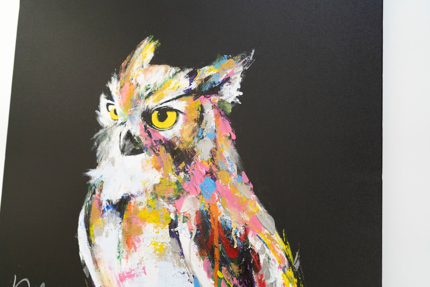 owl contemporary painting