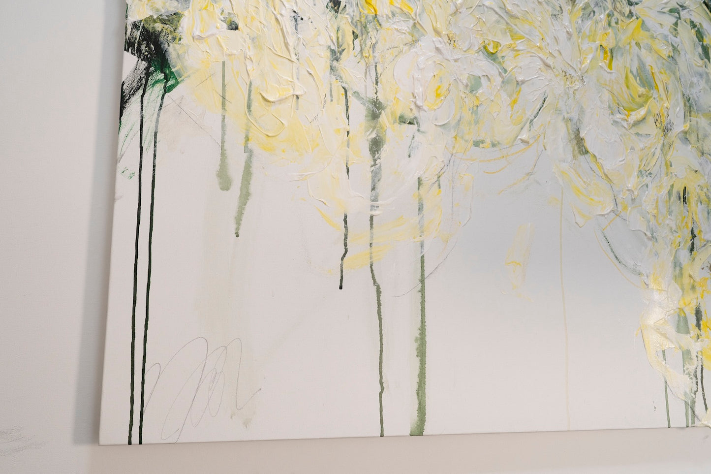 Title of artwork "Flowers" contemporary painting
