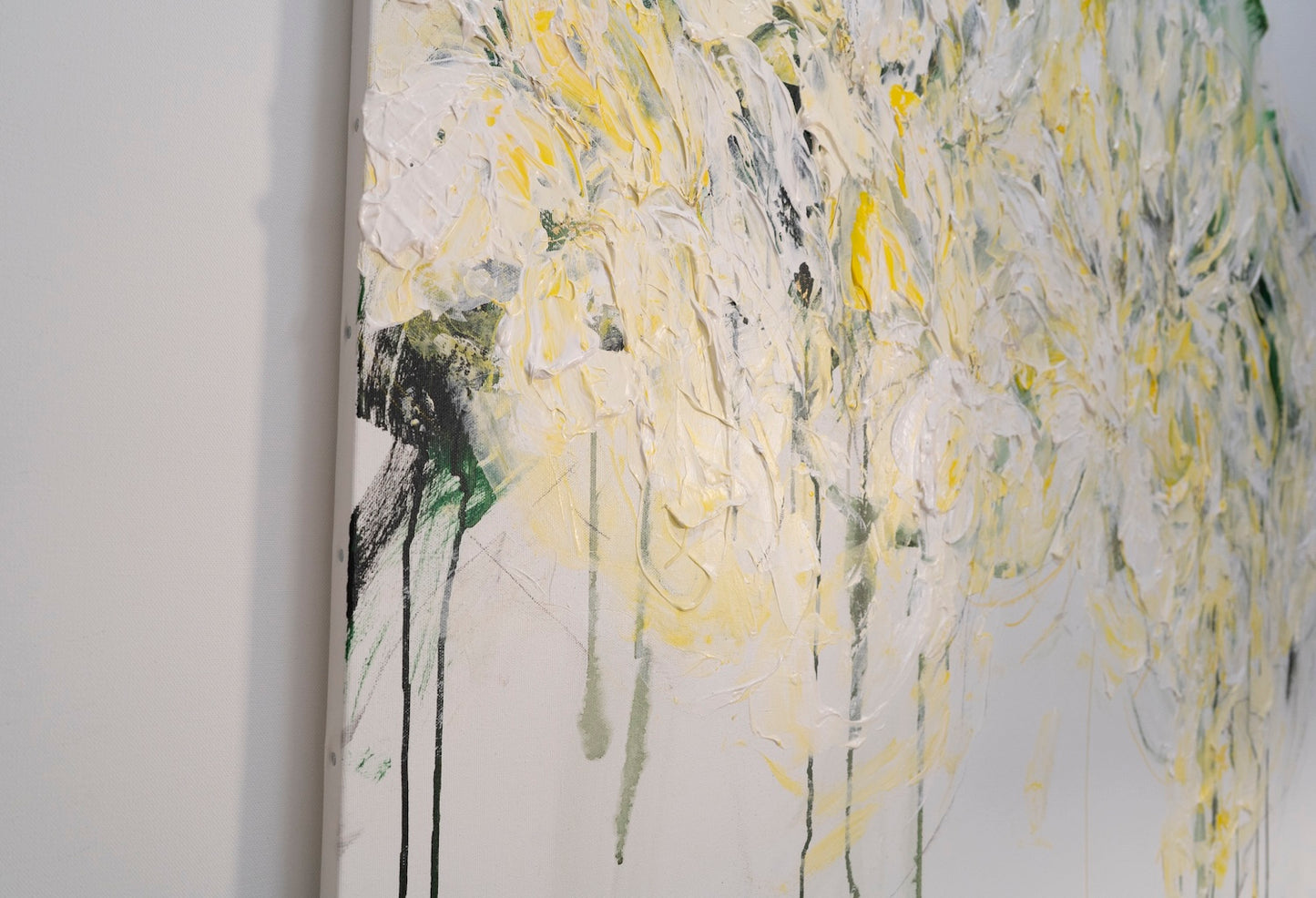 Title of artwork "Flowers" contemporary painting