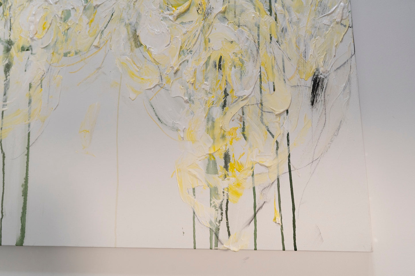 Title of artwork "Flowers" contemporary painting