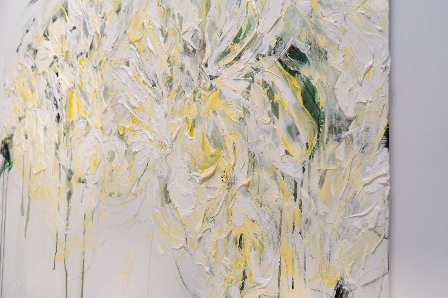Title of artwork "Flowers" contemporary painting