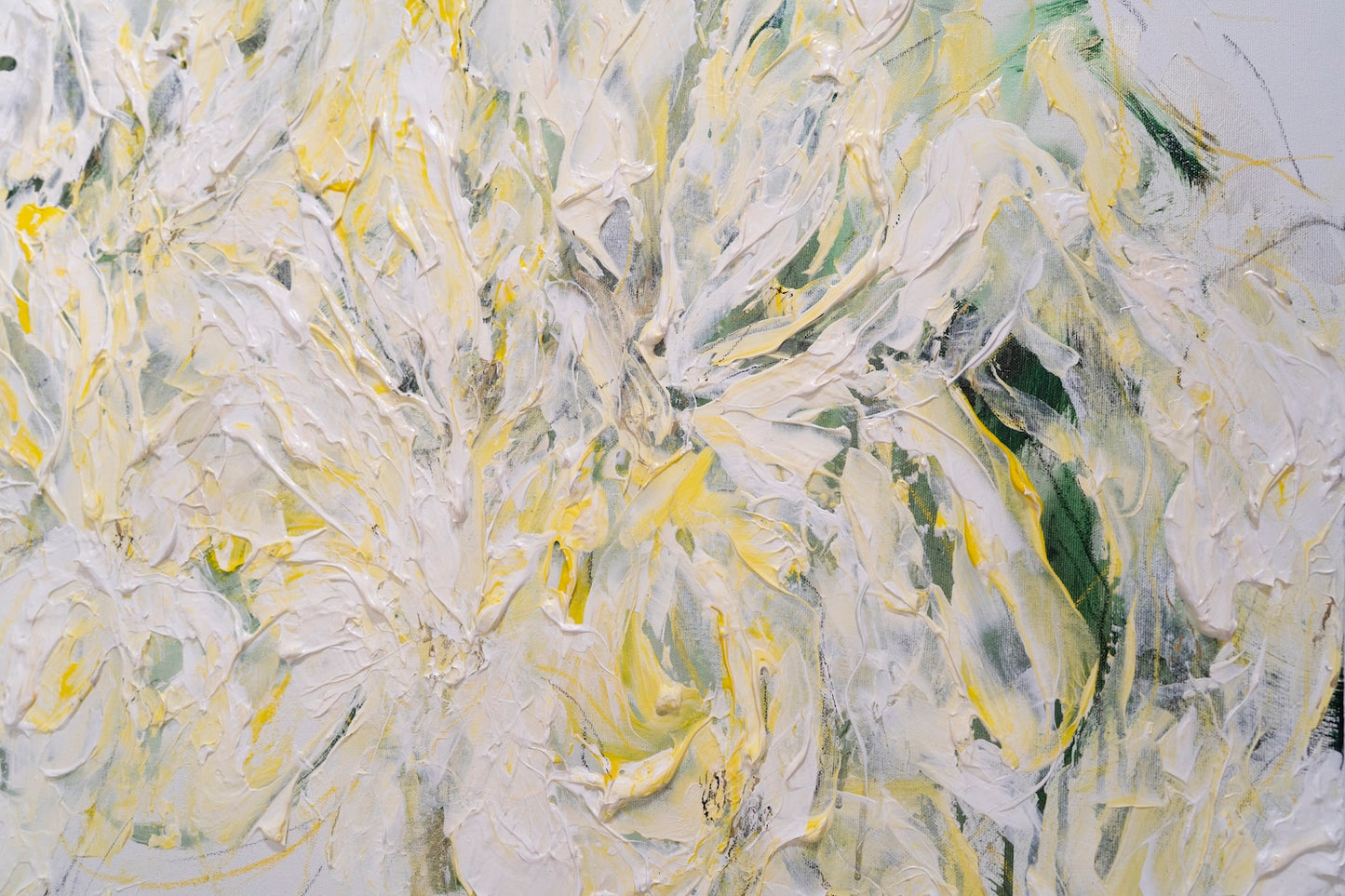 Title of artwork "Flowers" contemporary painting