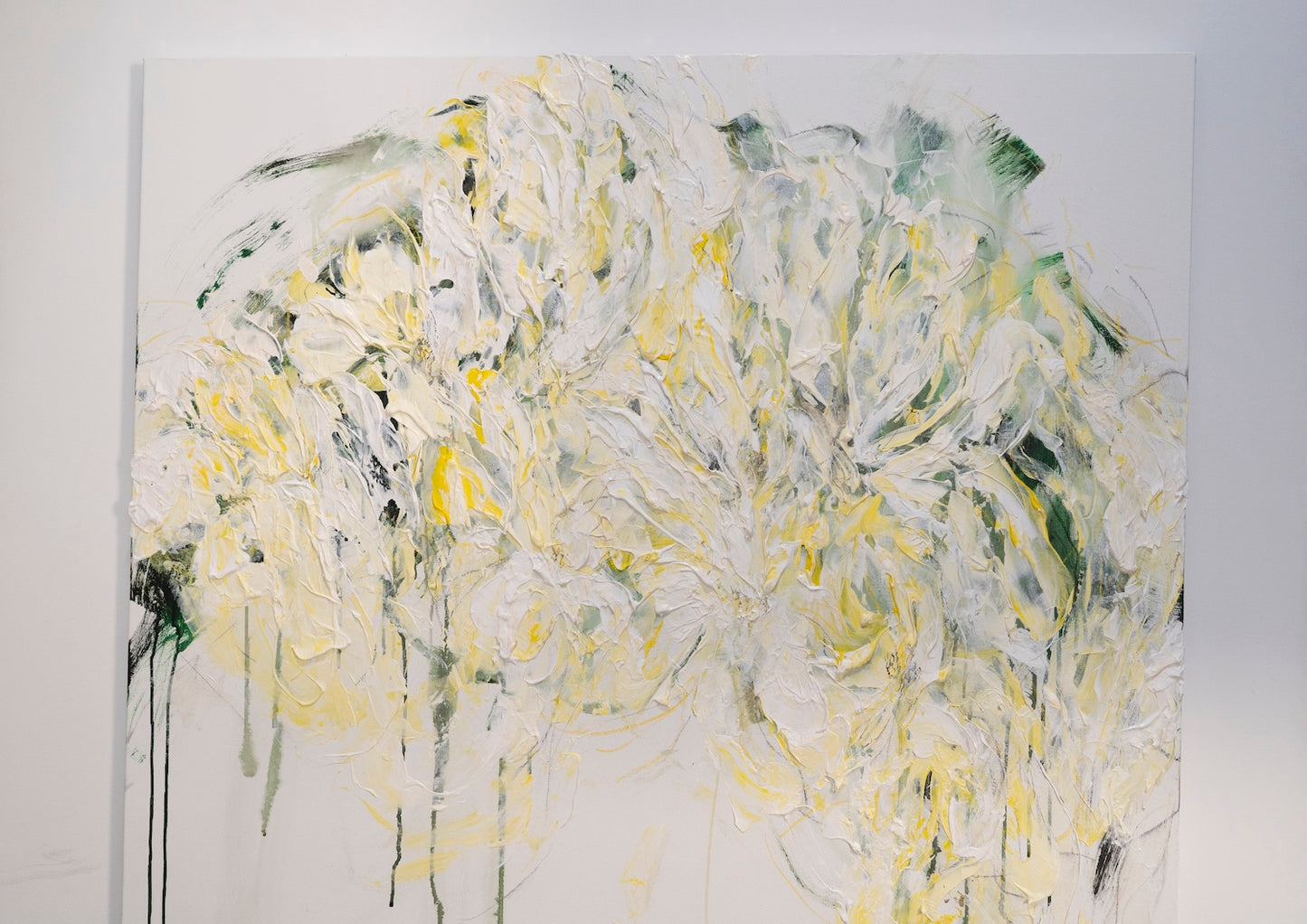 Title of artwork "Flowers" contemporary painting
