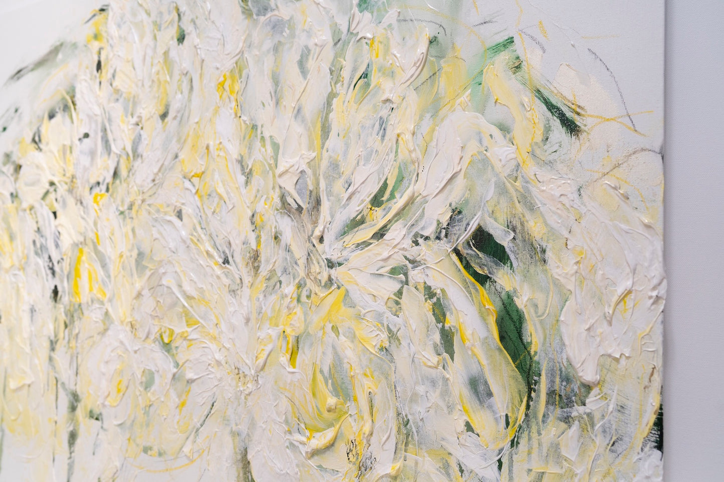 Title of artwork "Flowers" contemporary painting