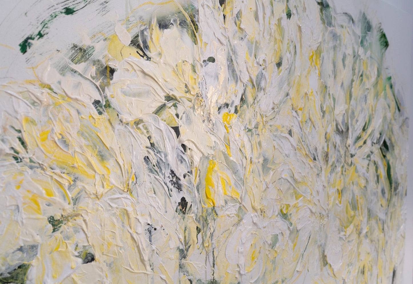Title of artwork "Flowers" contemporary painting
