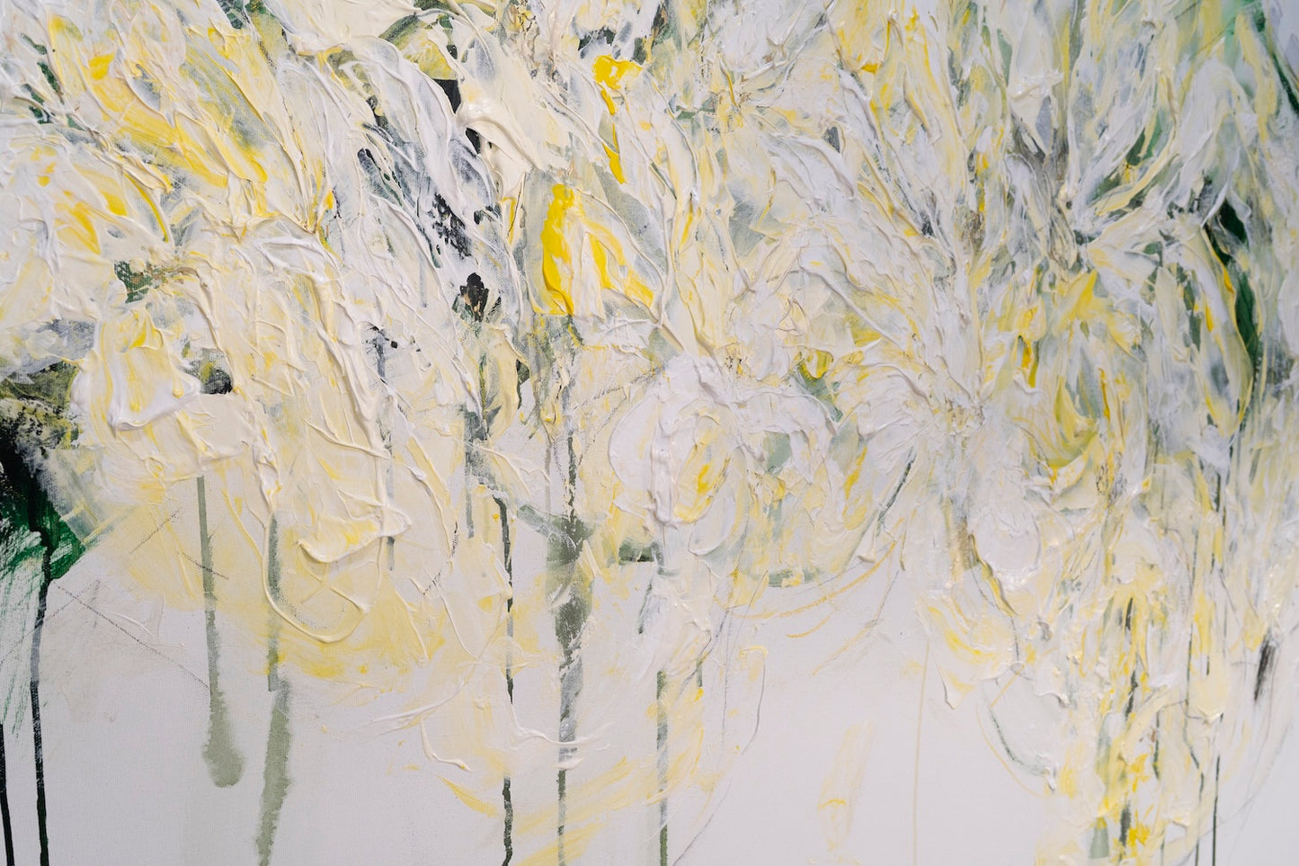 Title of artwork "Flowers" contemporary painting
