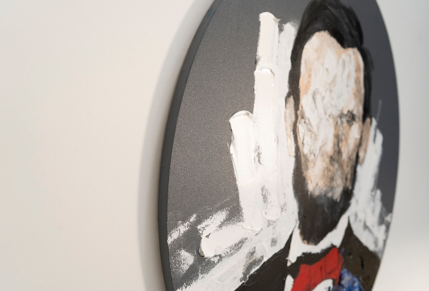 UNTITLED Portrait work (Abraham Lincoln) contemporary painting