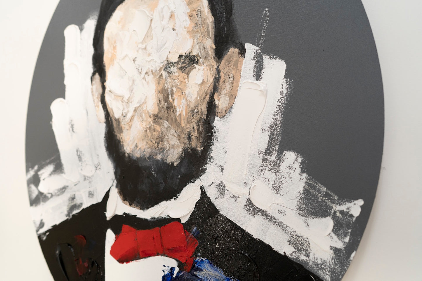 UNTITLED Portrait work (Abraham Lincoln) contemporary painting
