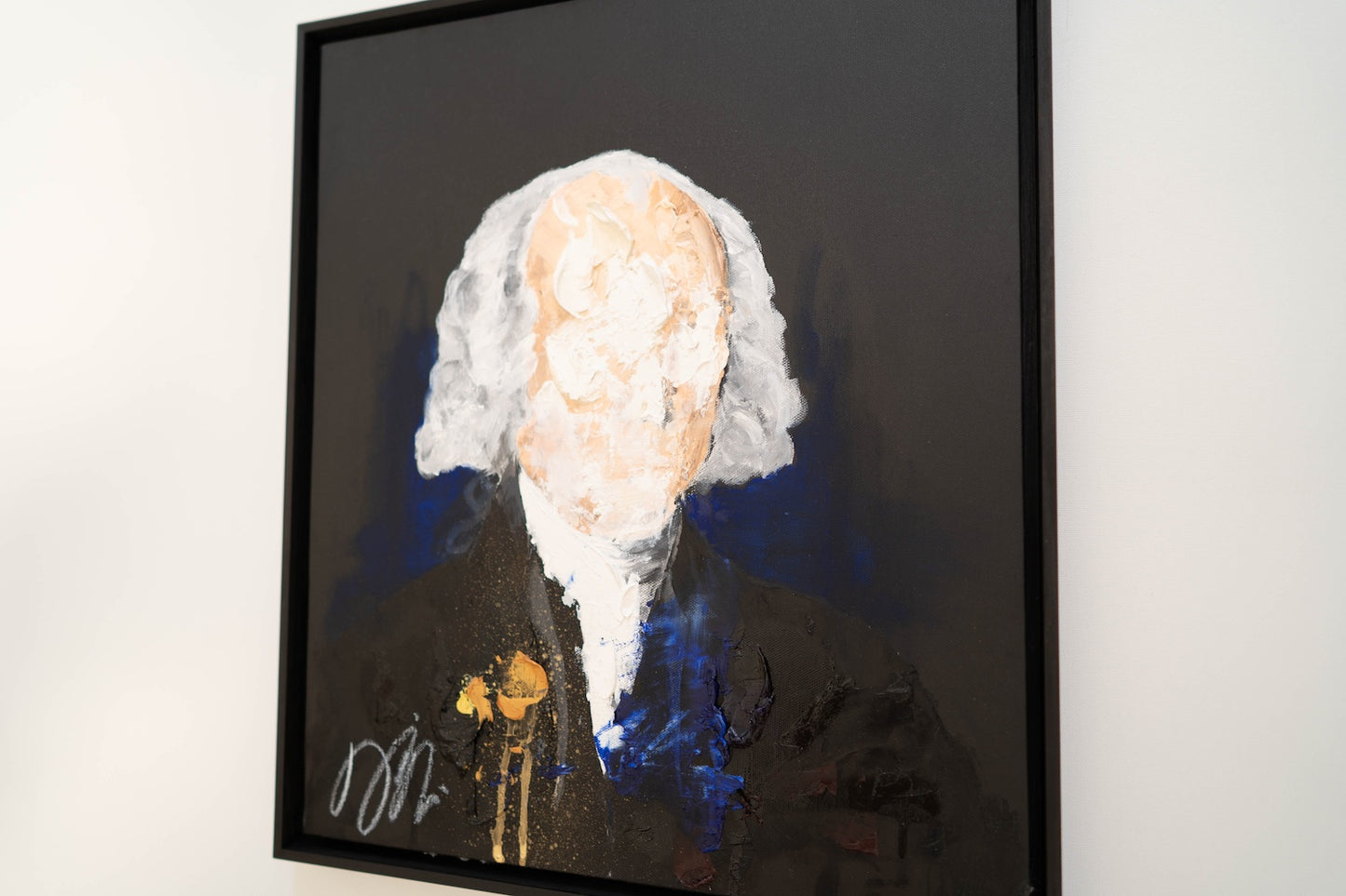 Portrait work UNTITLED (James Madison) contemporary painting