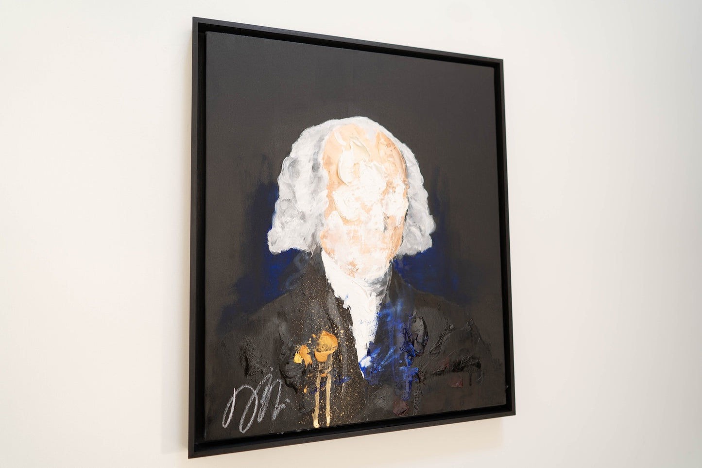 Portrait work UNTITLED (James Madison) contemporary painting