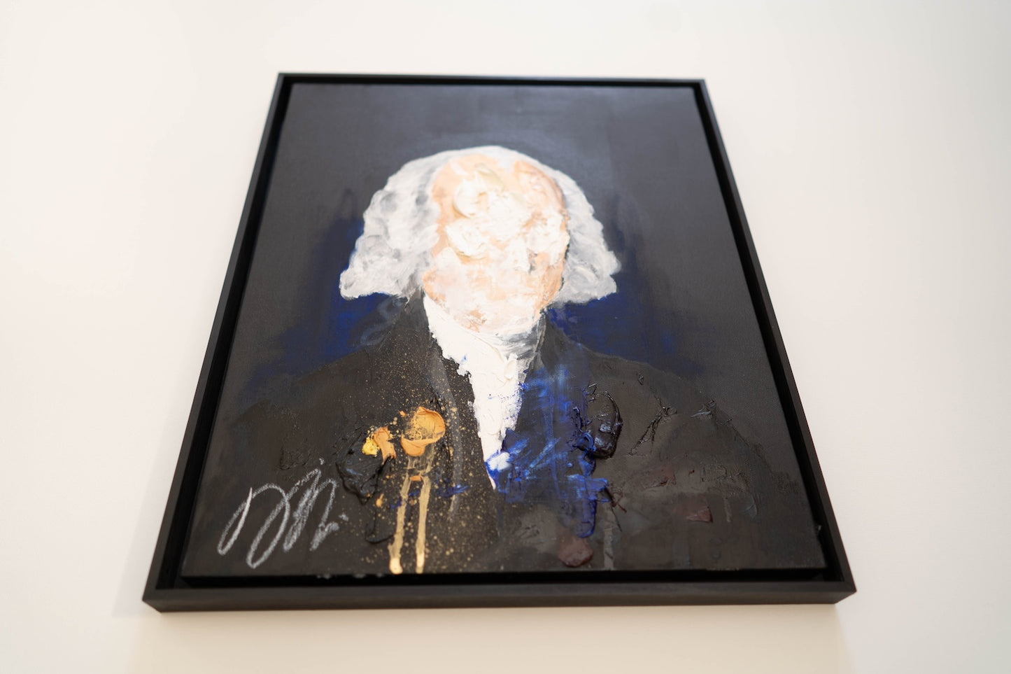 Portrait work UNTITLED (James Madison) contemporary painting