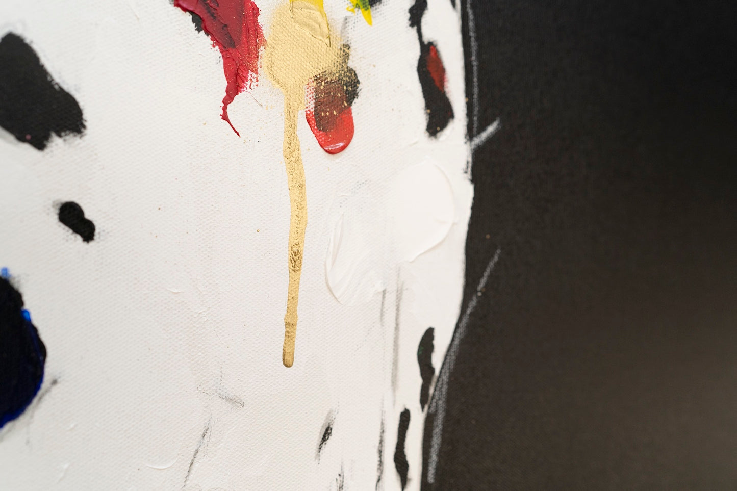 Title of artwork "Dalmatian" contemporary painting