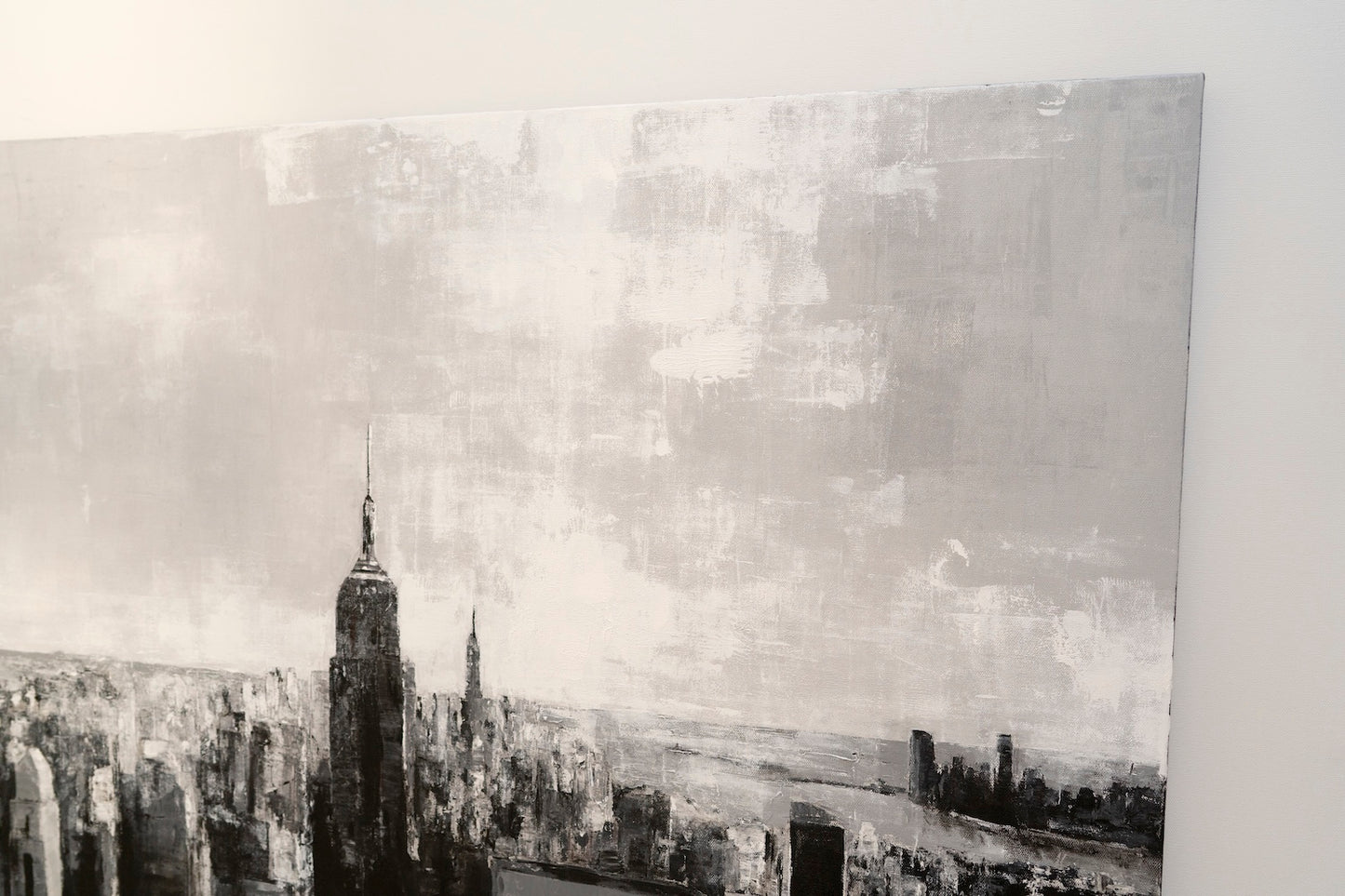 Title of artwork "New York, city scape composition #15" contemporary painting