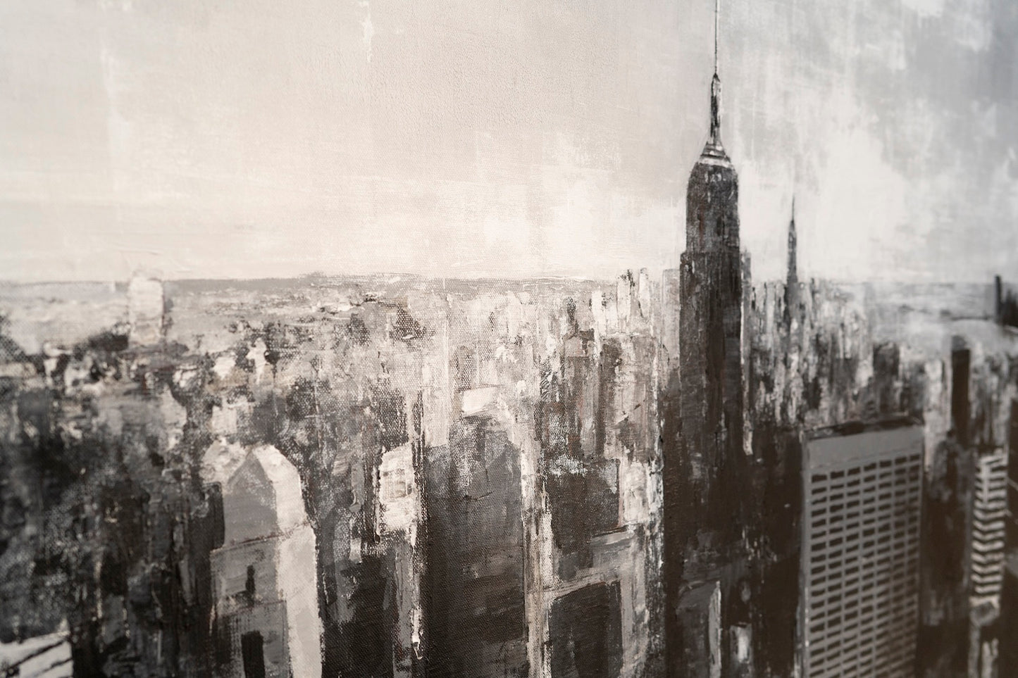 Title of artwork "New York, city scape composition #15" contemporary painting