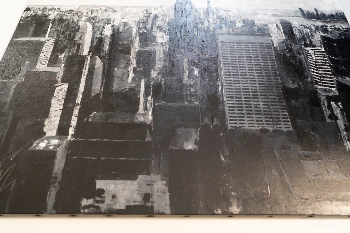 Title of artwork "New York, city scape composition #15" contemporary painting