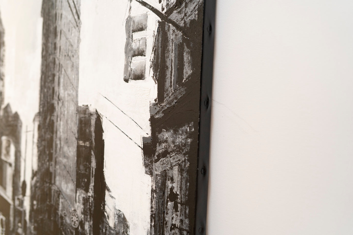 Title of artwork "New York, city scape composition #16" contemporary painting