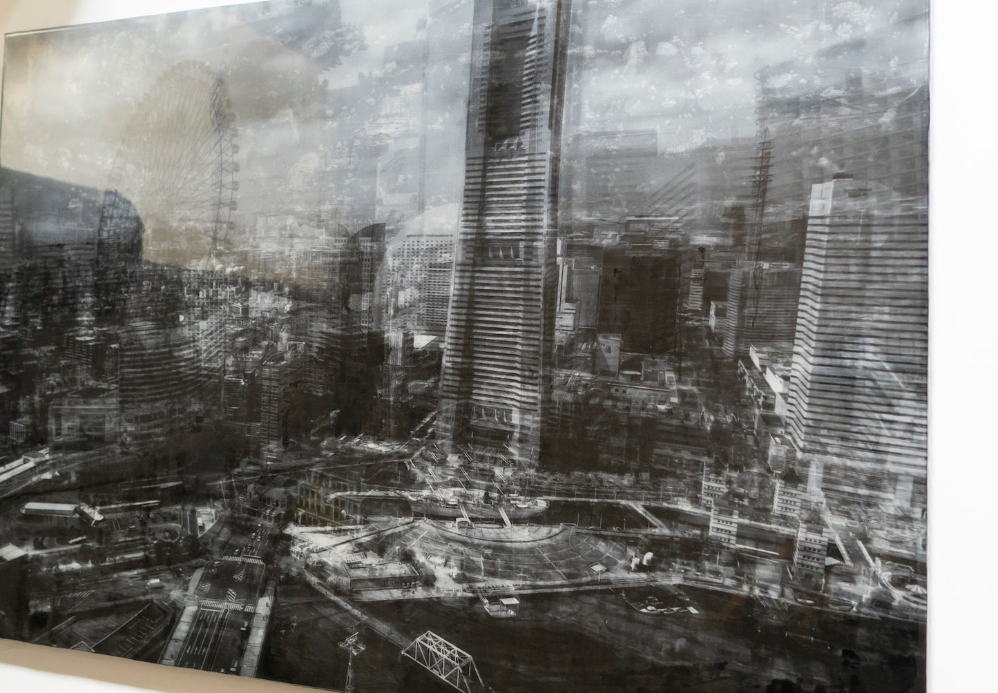 Title of artwork "Yokohama" contemporary painting
