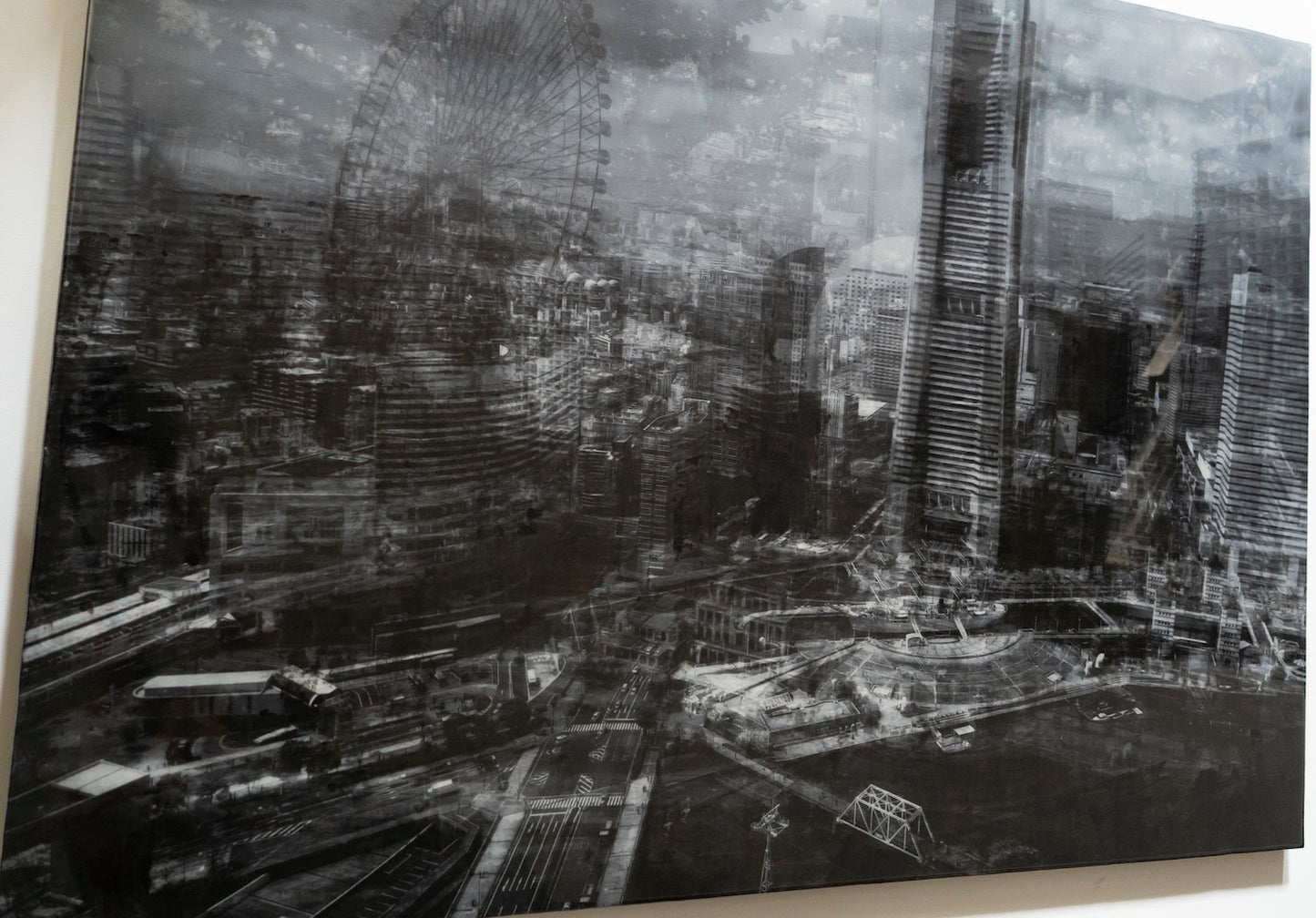 Title of artwork "Yokohama" contemporary painting