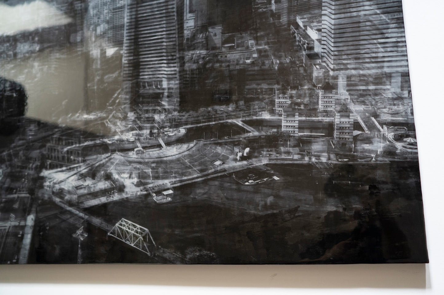 Title of artwork "Yokohama" contemporary painting