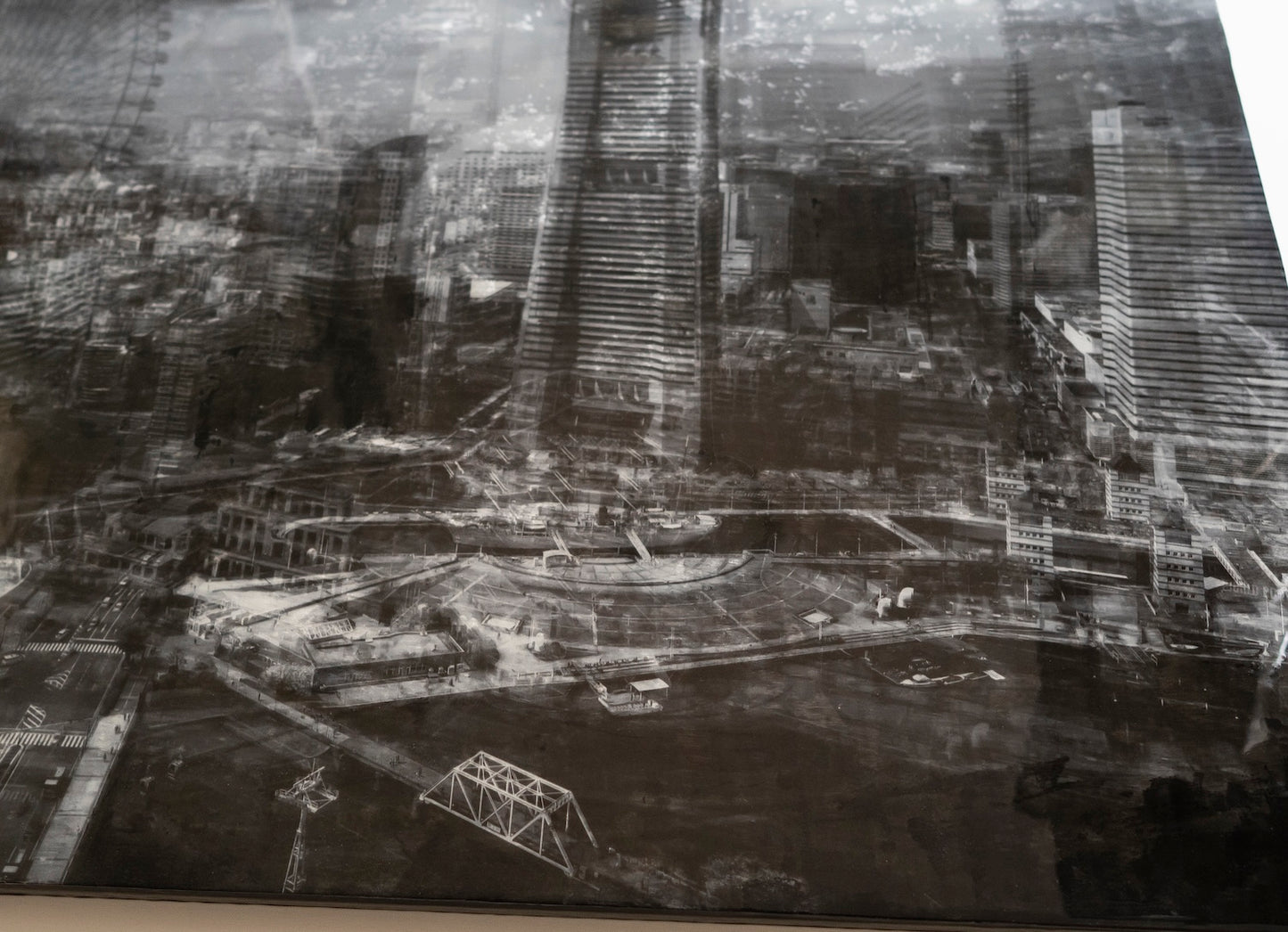 Title of artwork "Yokohama" contemporary painting