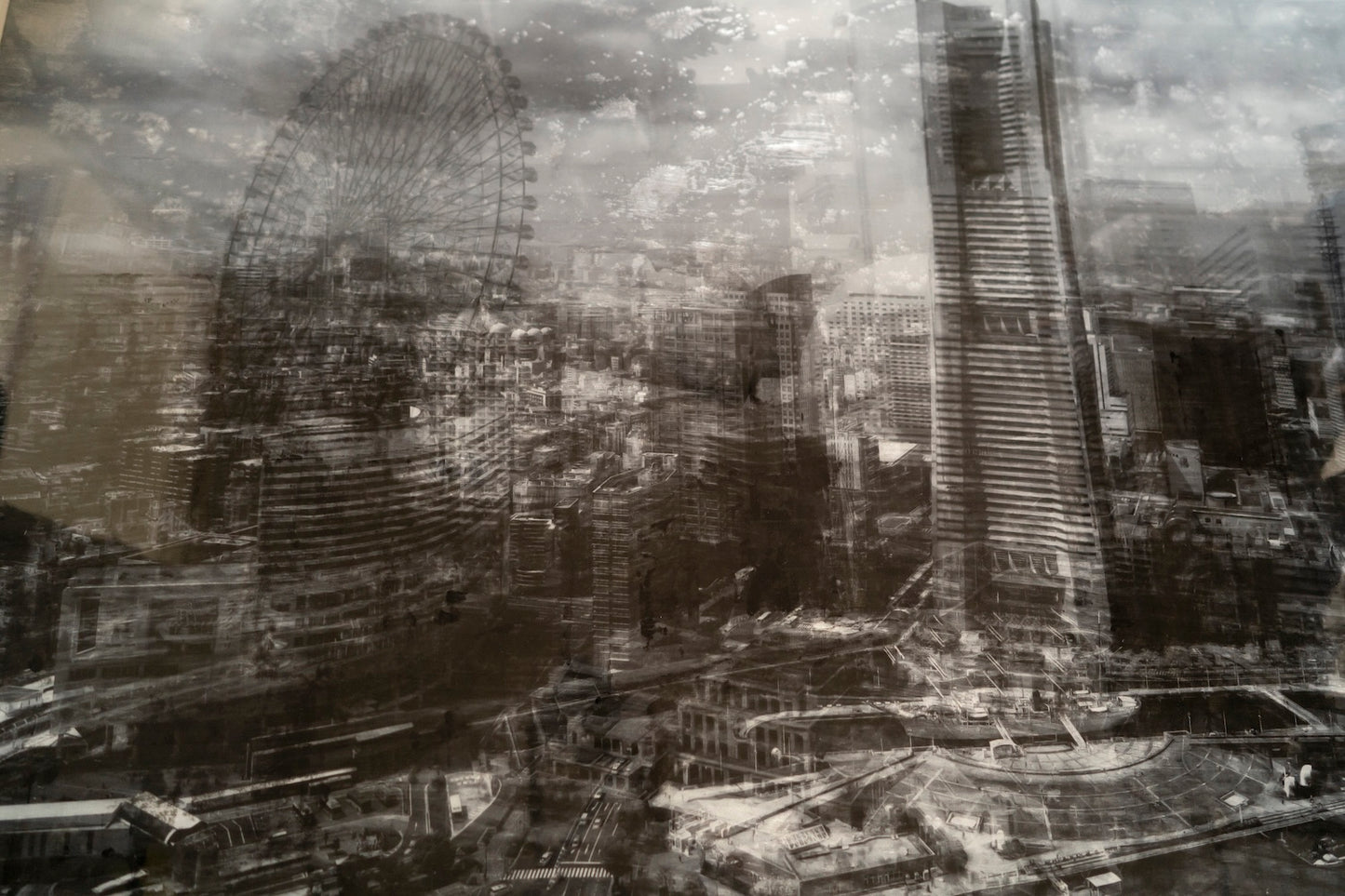 Title of artwork "Yokohama" contemporary painting