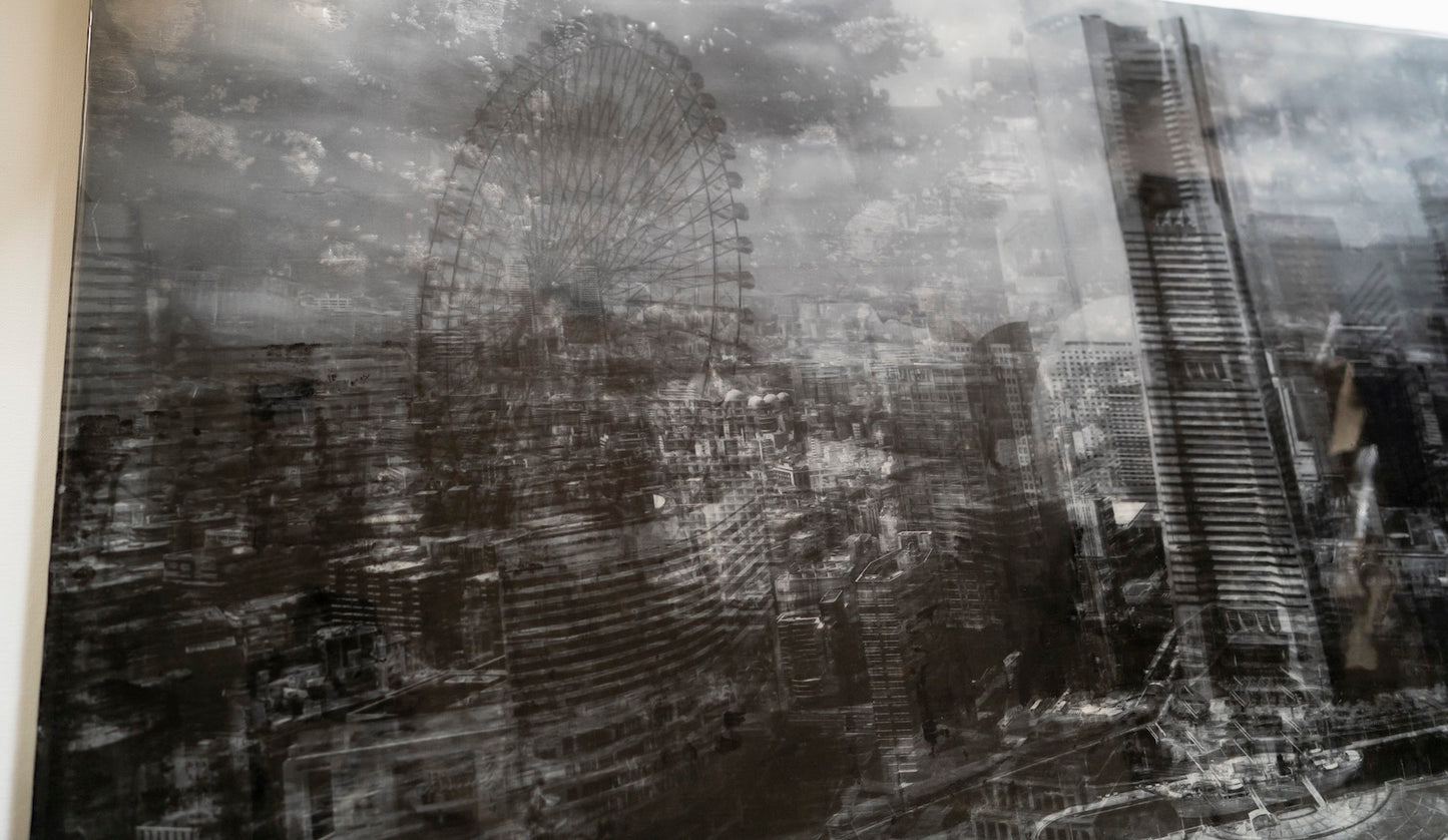 Title of artwork "Yokohama" contemporary painting