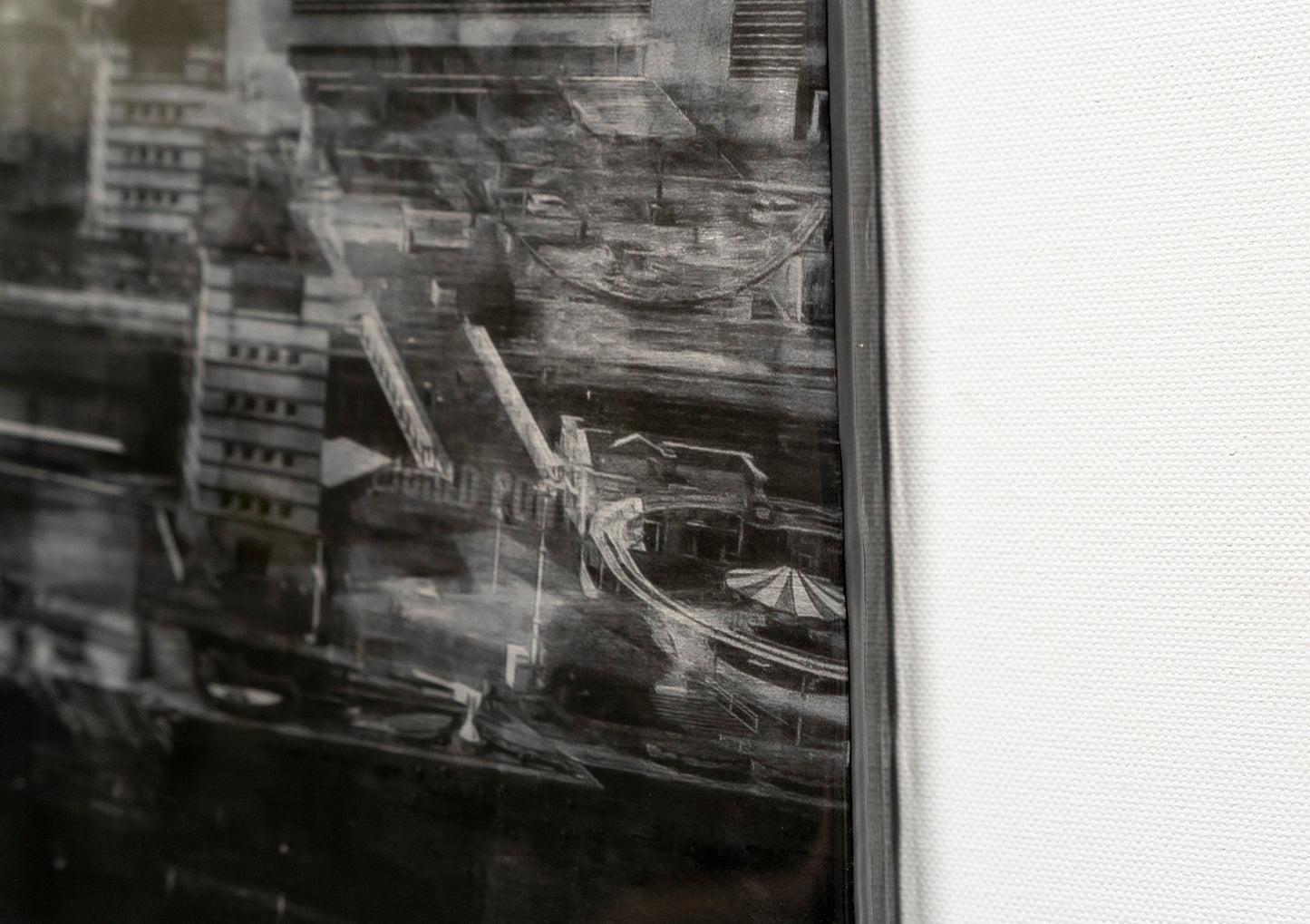 Title of artwork "Yokohama" contemporary painting