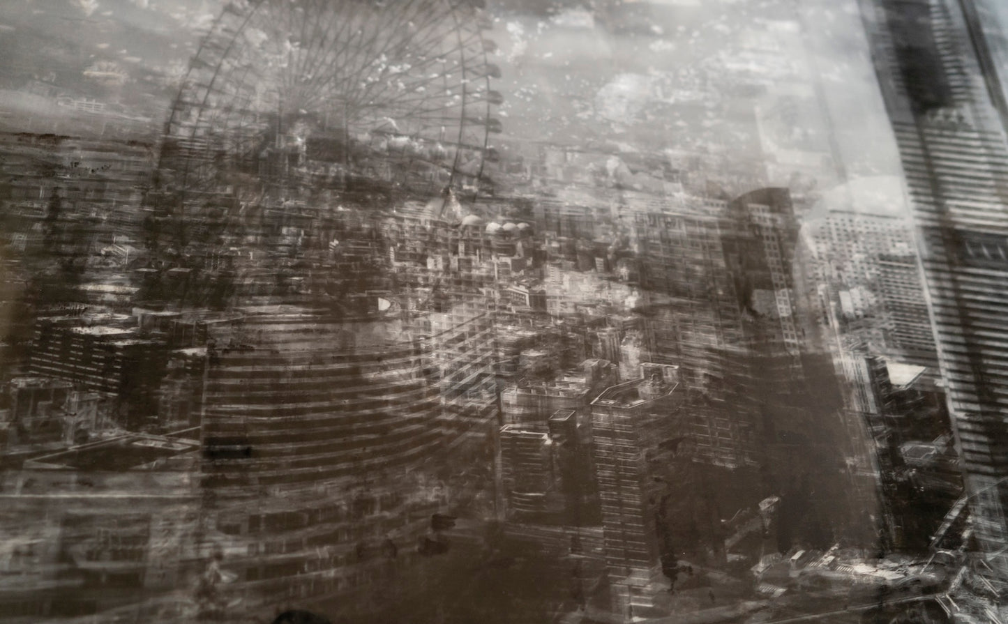 Title of artwork "Yokohama" contemporary painting