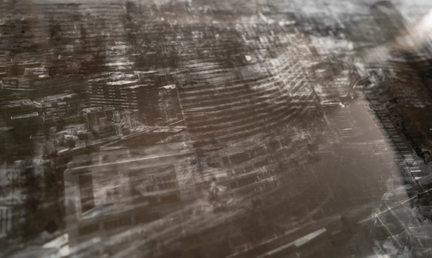 Title of artwork "Yokohama" contemporary painting