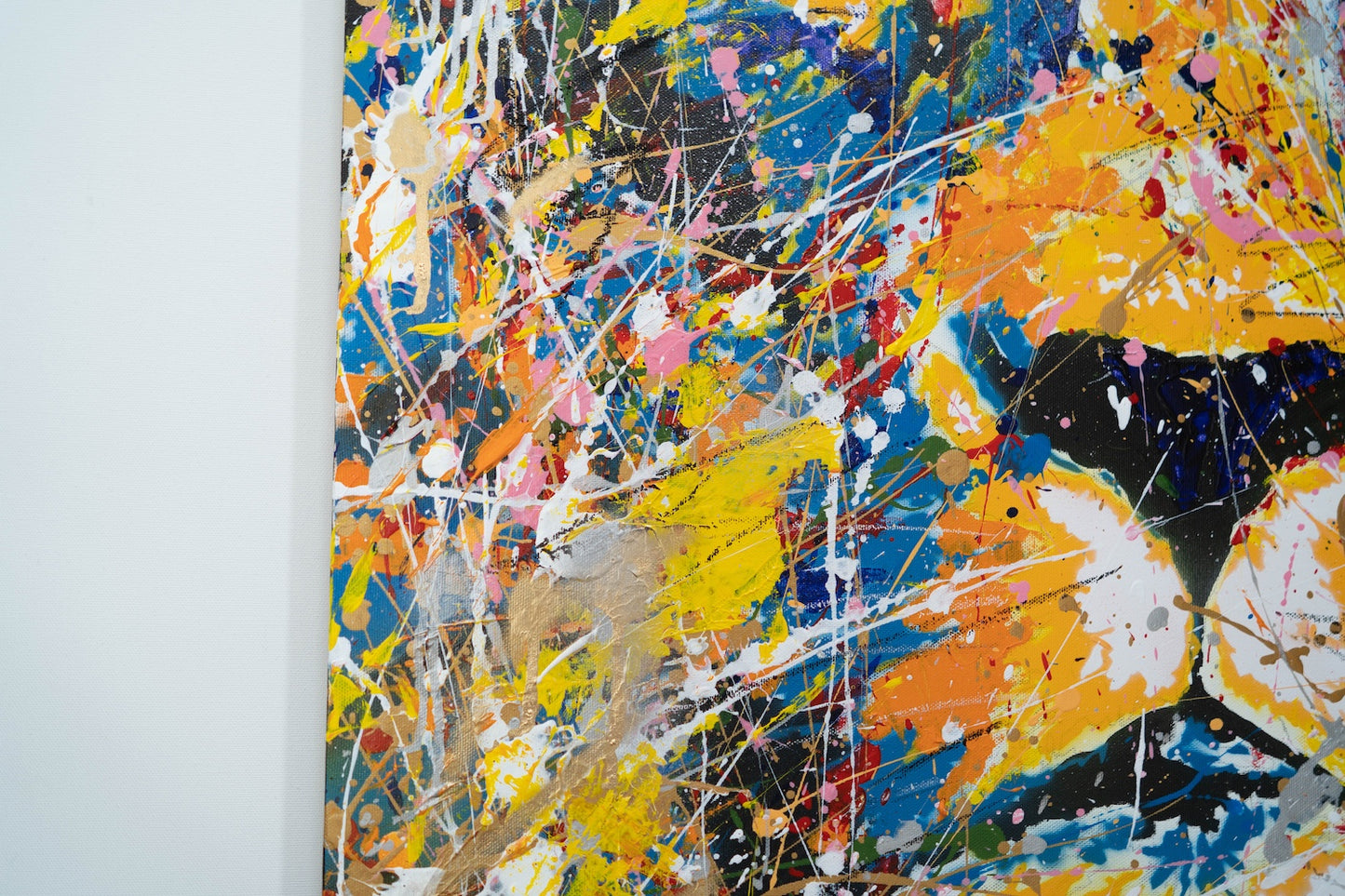 "LION (multi color edition)" painting