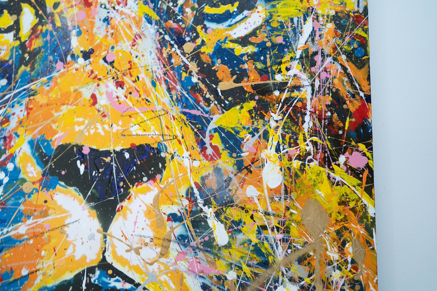 "LION (multi color edition)" painting