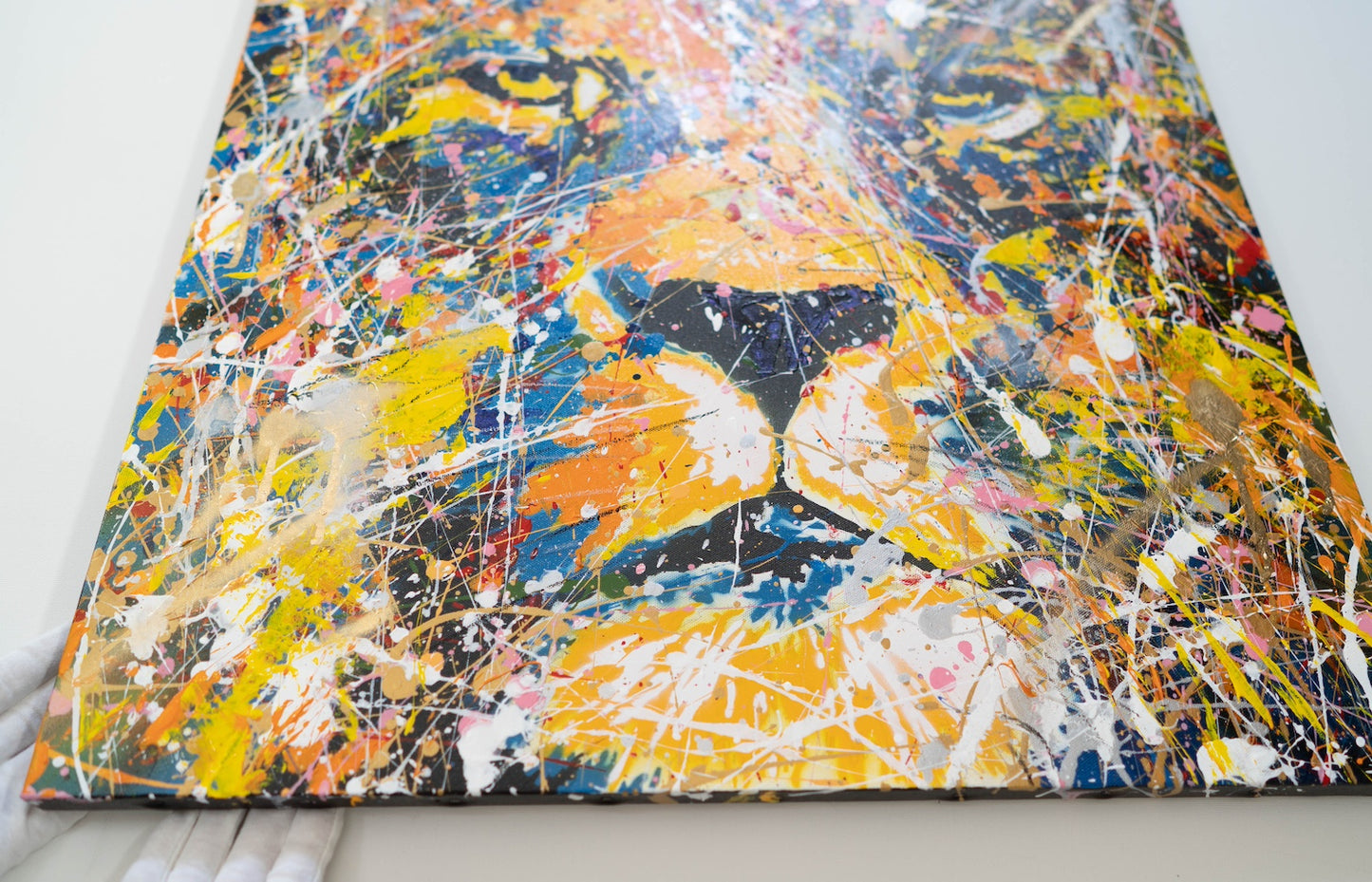 "LION (multi color edition)" painting