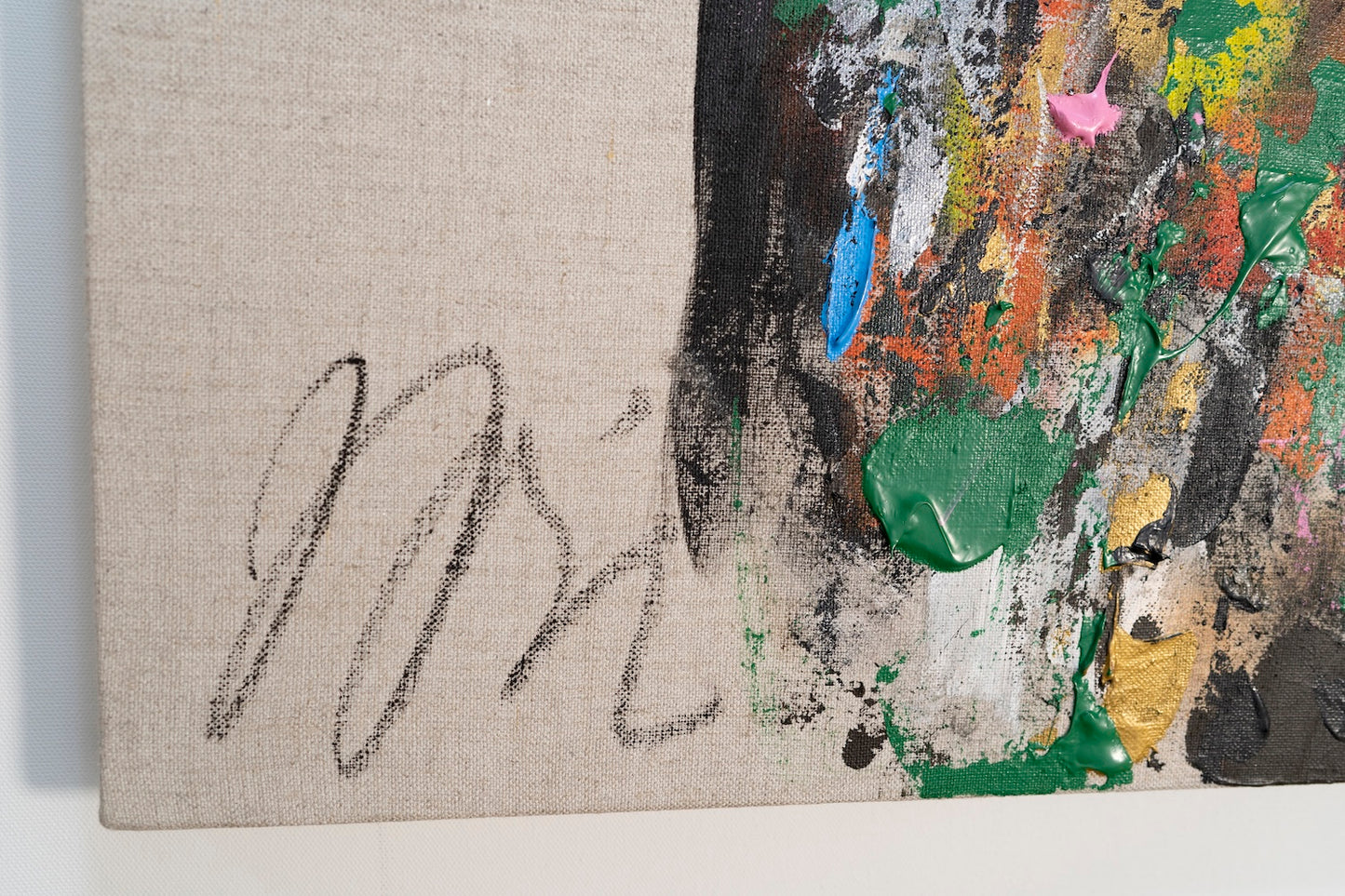 Title of artwork "Owl" contemporary painting