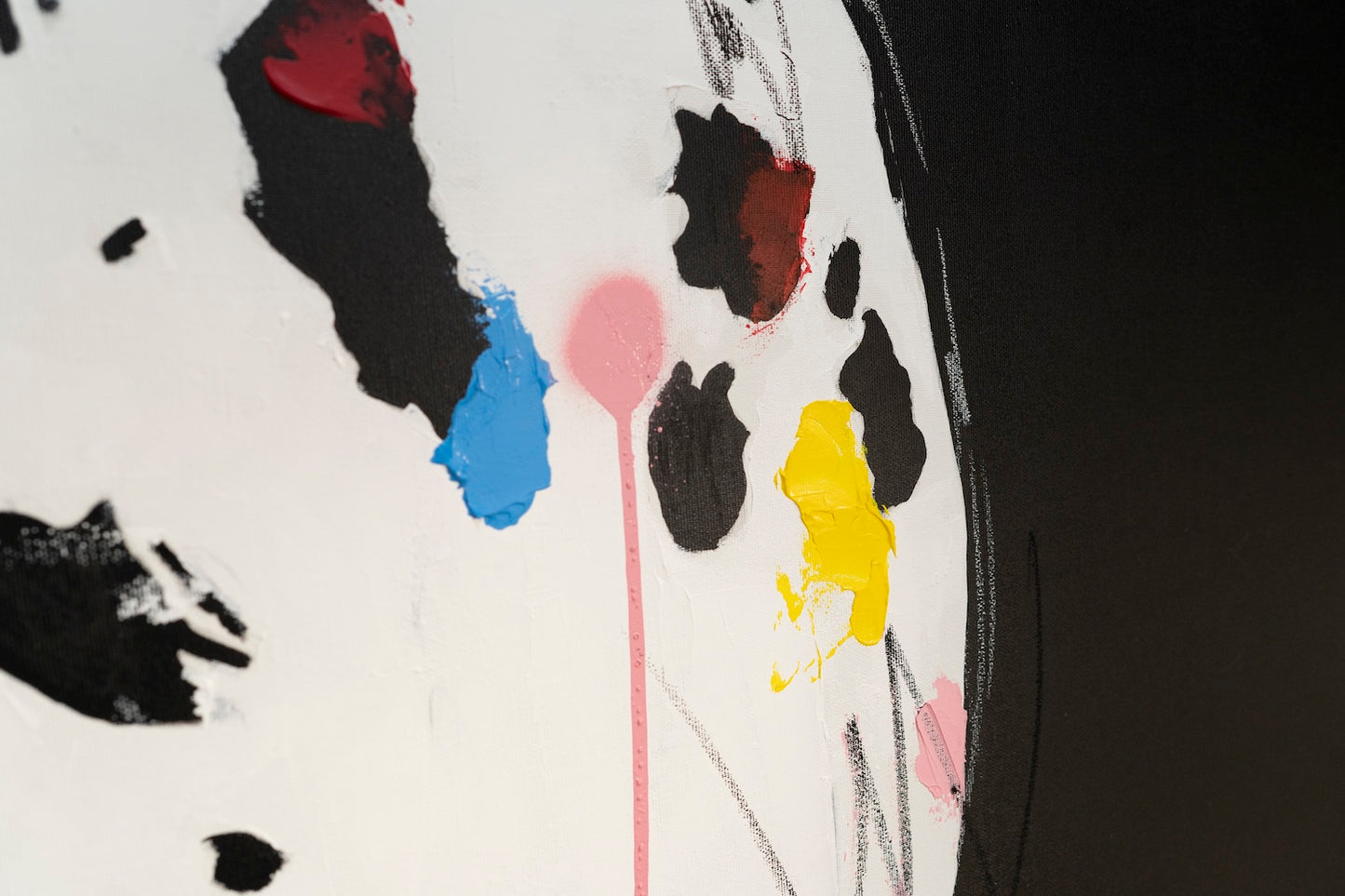 Title of artwork "Dalmatian" contemporary painting