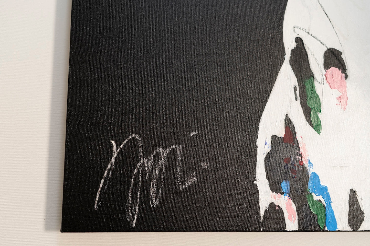 Title of artwork "Dalmatian" contemporary painting
