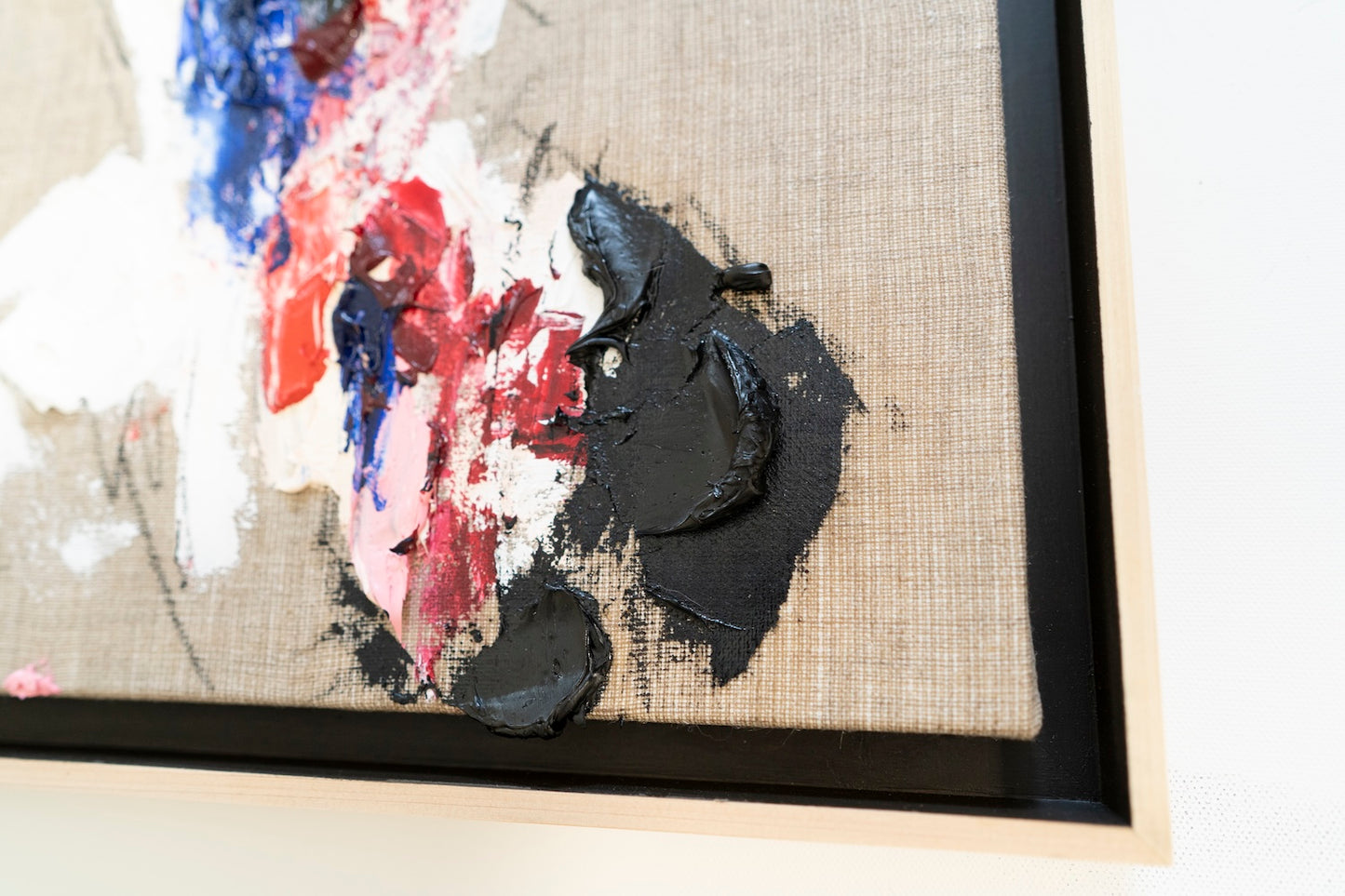 Raw Umber (Dark brown) Portrait work contemporary painting