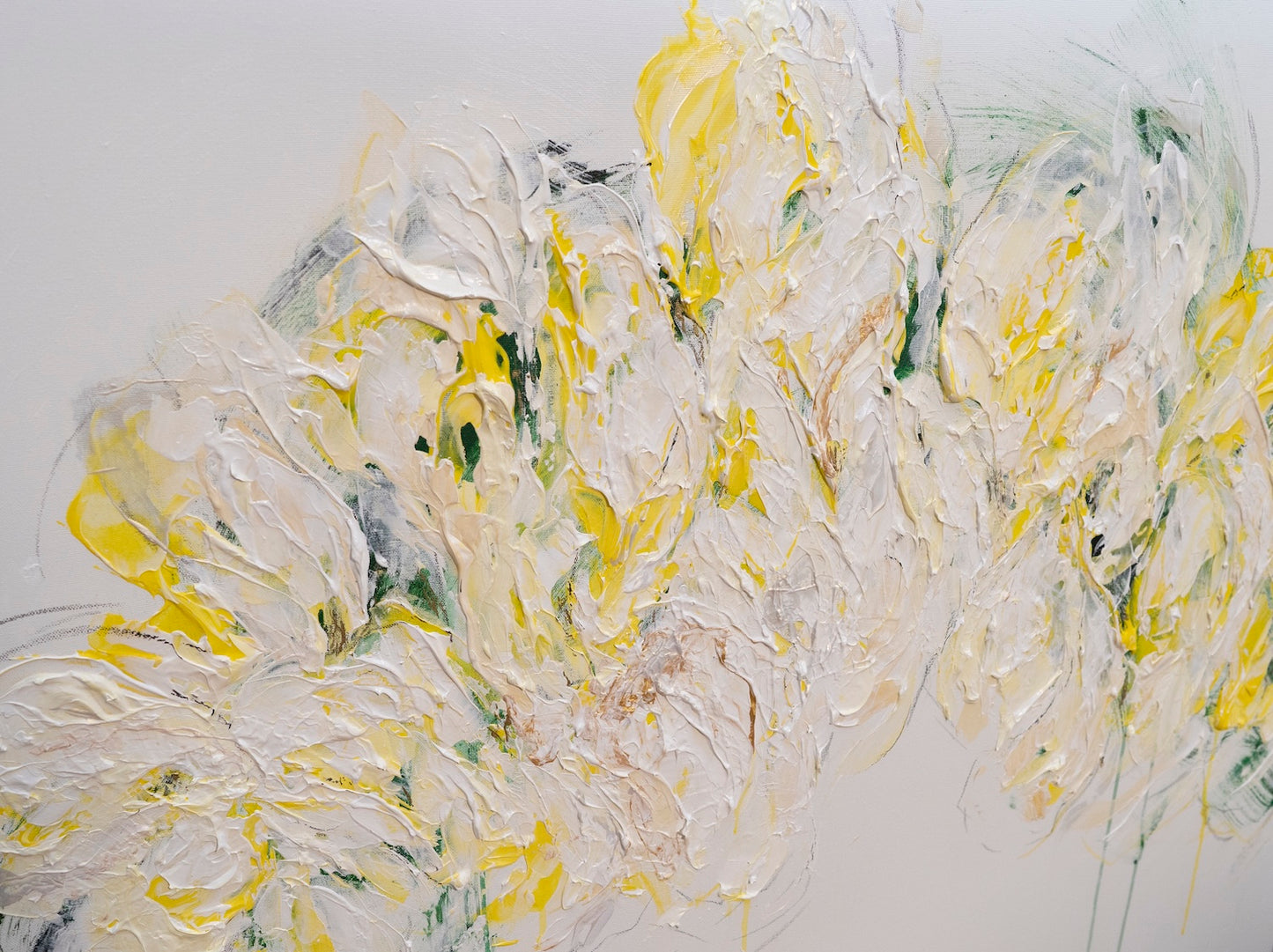 Flowers contemporary painting art