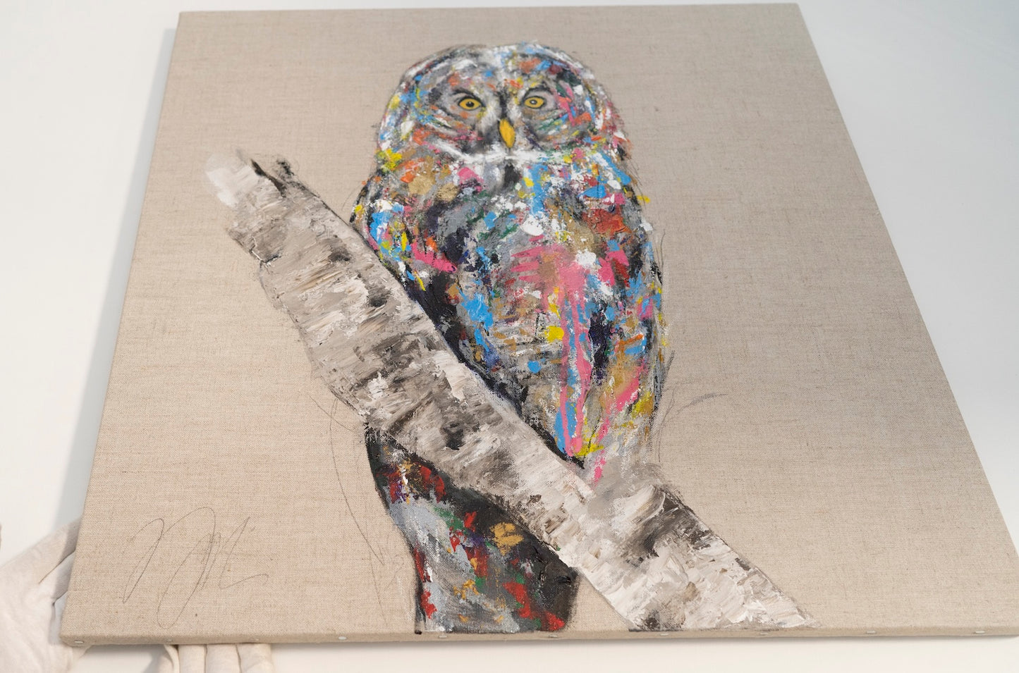 owl contemporary painting art