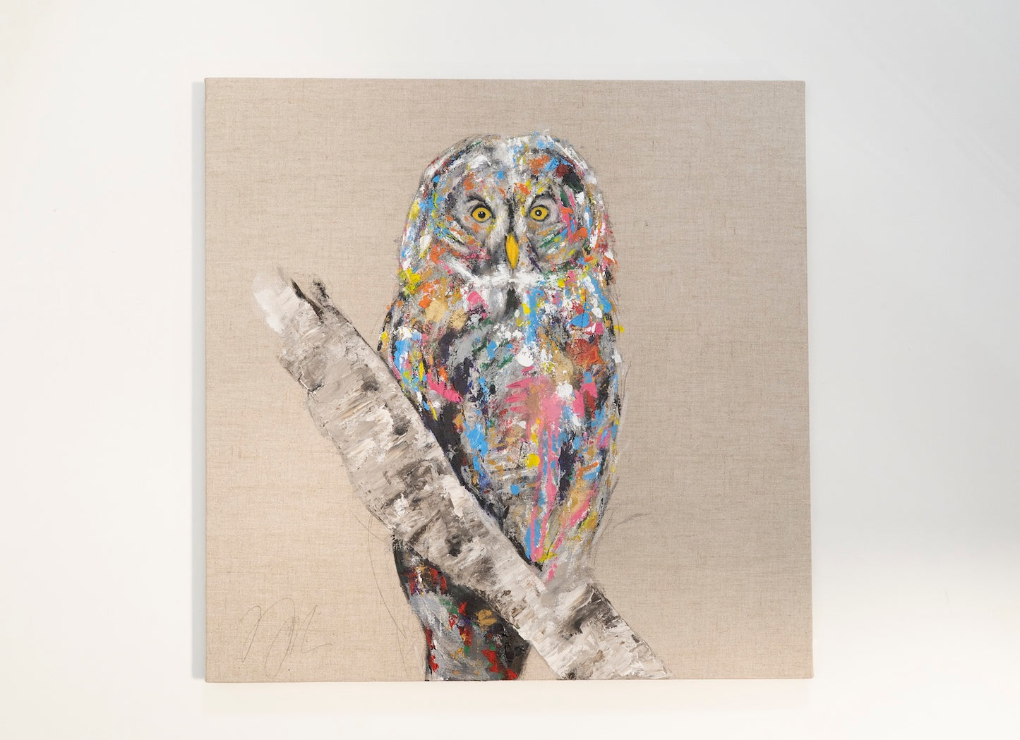 owl contemporary painting art