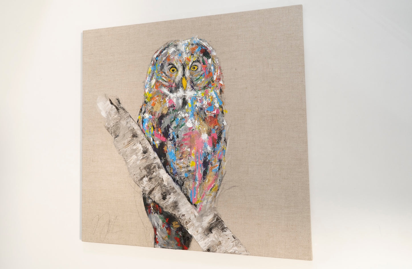 owl contemporary painting art