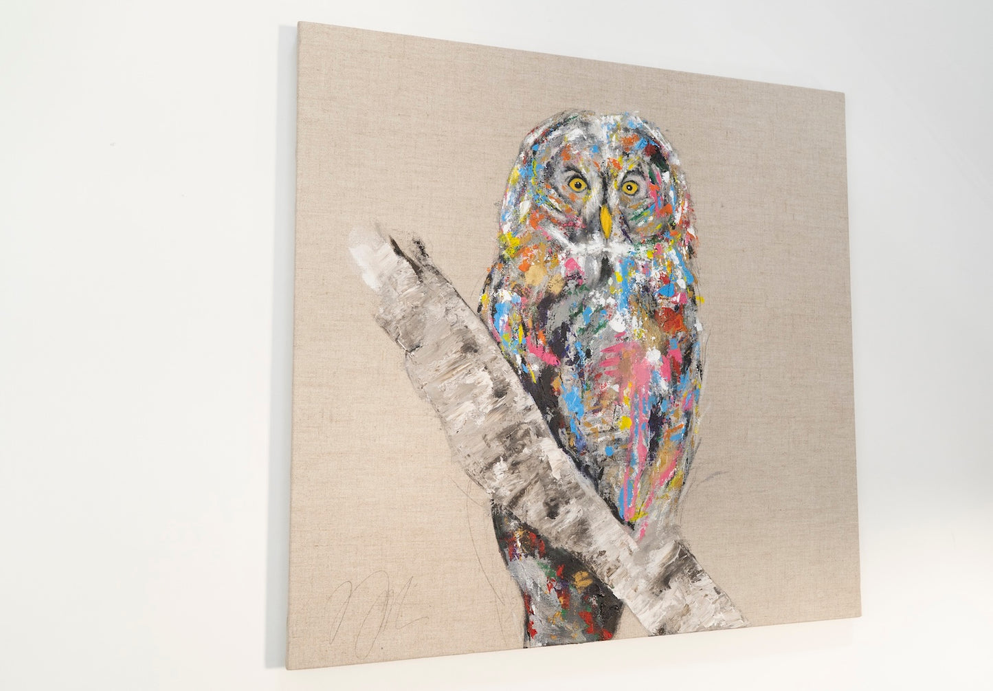 owl contemporary painting art