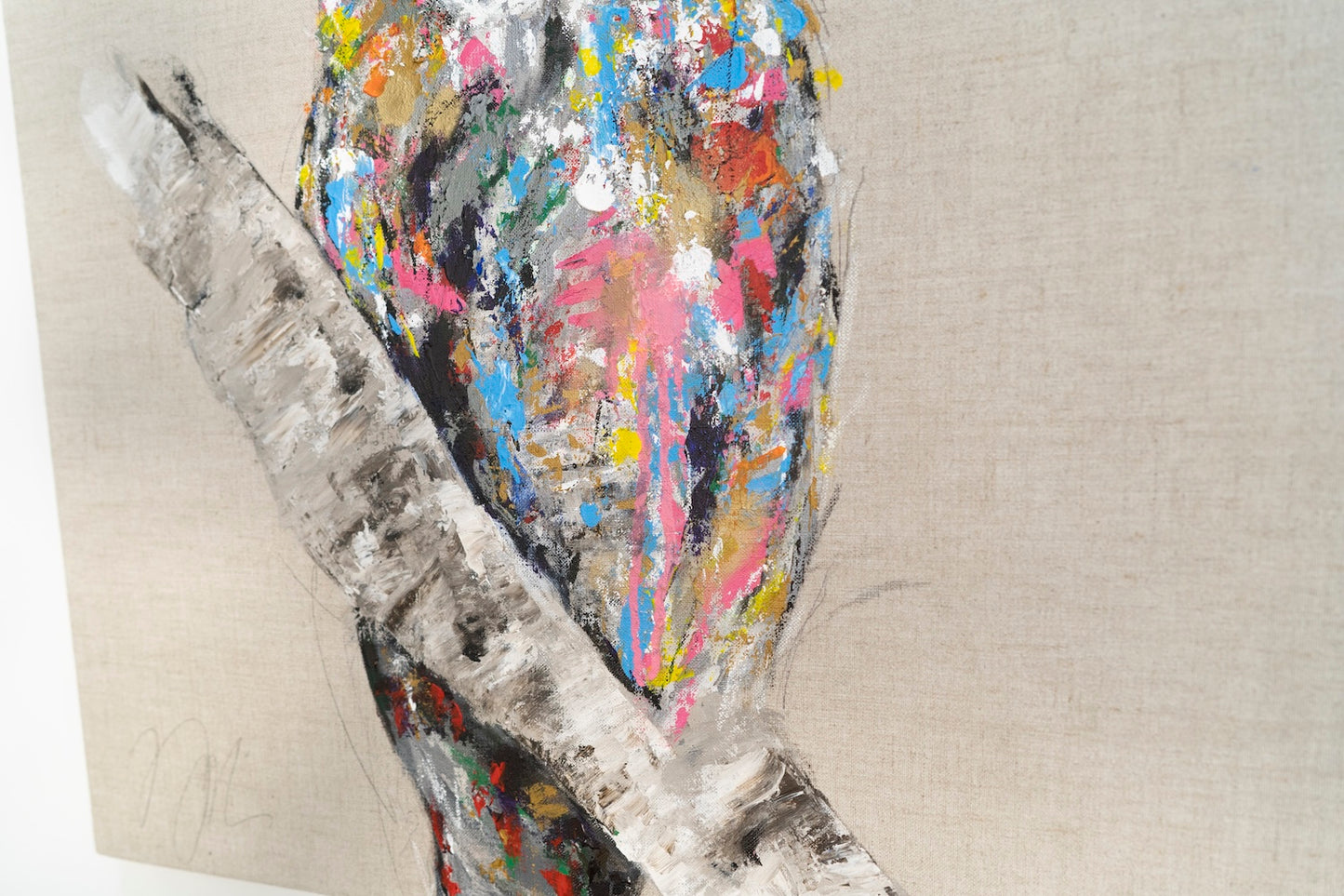 owl contemporary painting art