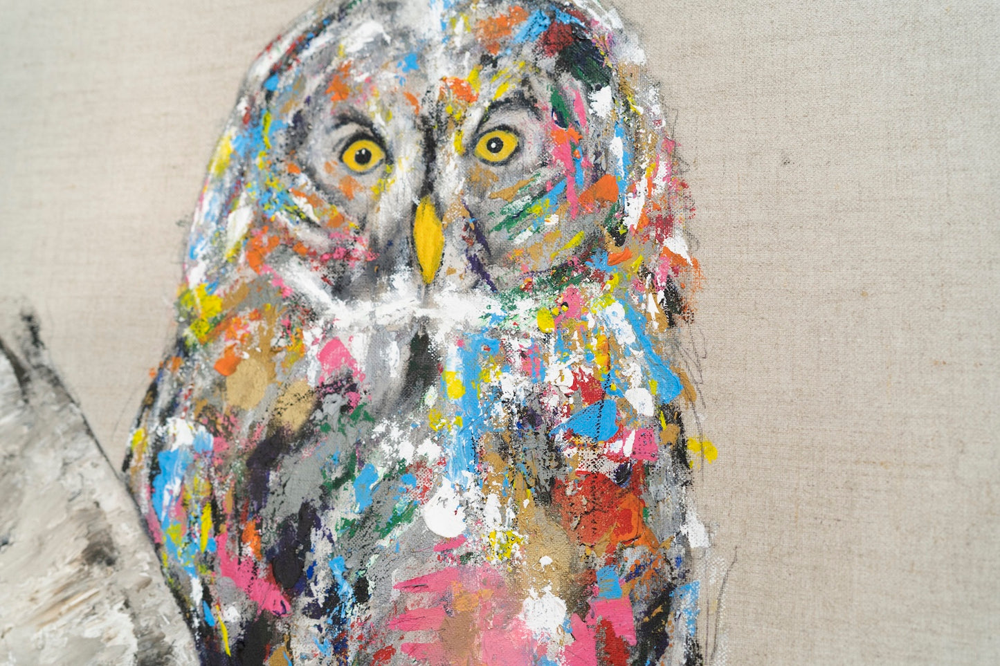 owl contemporary painting art
