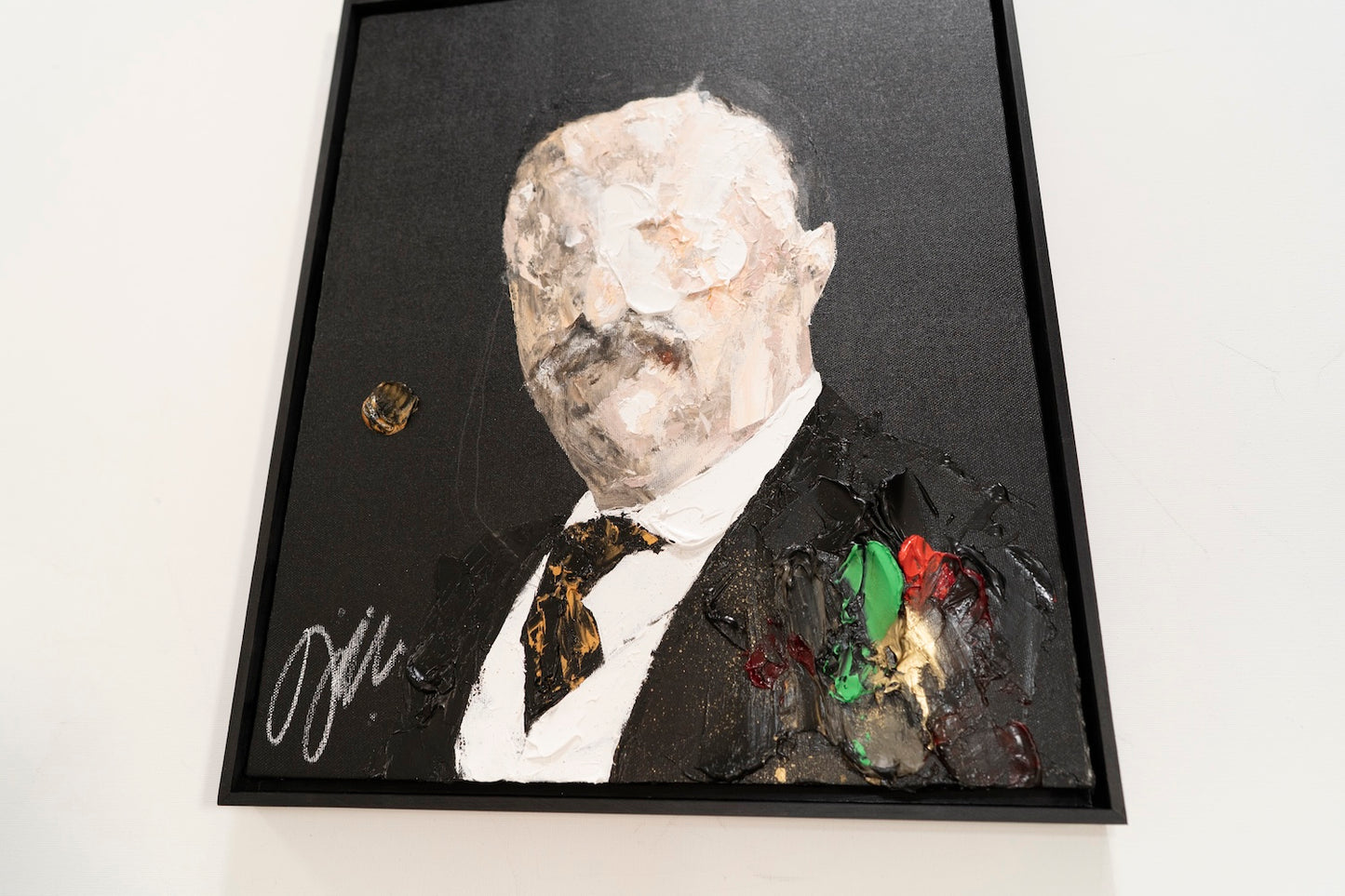 UNTITLED Portrait work (Theodore Roosevelt) contemporary painting art