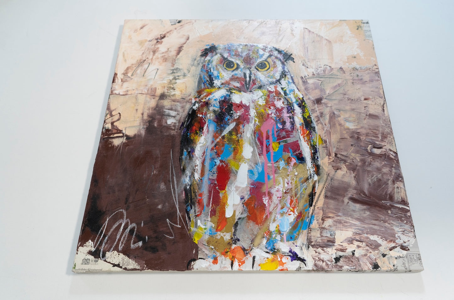 owl contemporary painting art