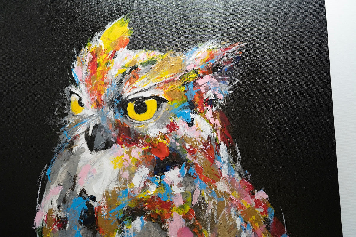 owl contemporary painting art
