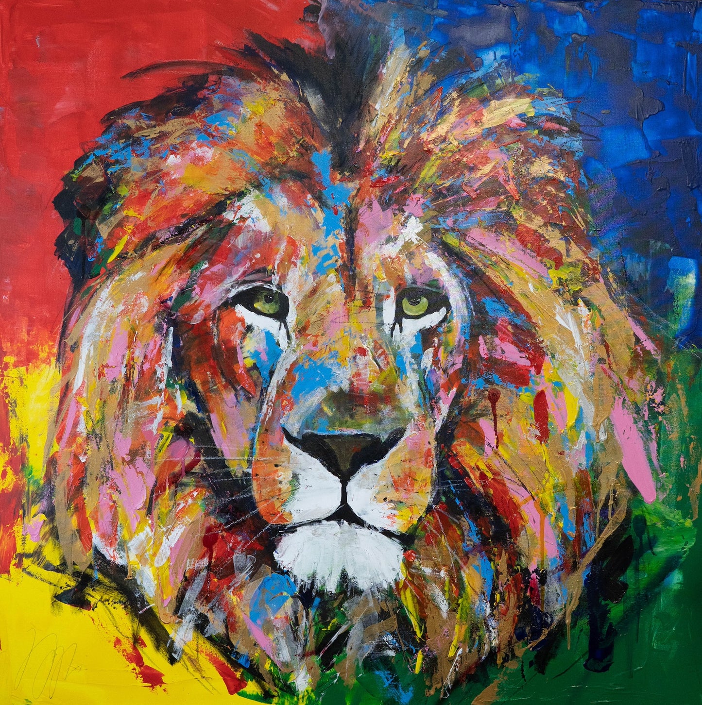 LION contemporary painting