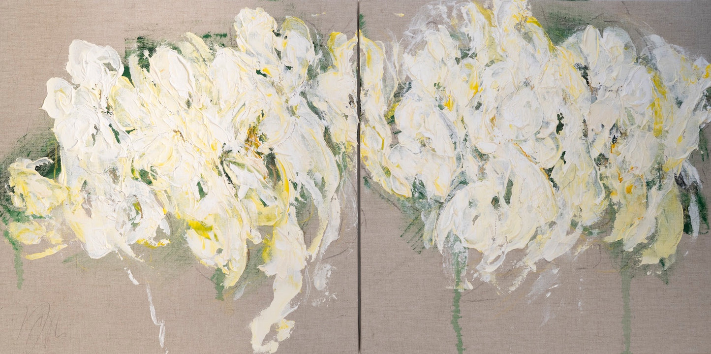 "Flowers" contemporary painting